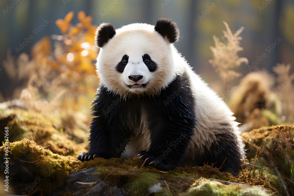 Fototapeta premium 大熊猫panda