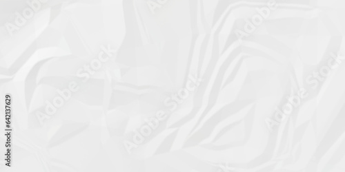 	
Crumpled paper texture and White crumpled paper texture crush paper so that it becomes creased and wrinkled. Old white crumpled paper sheet background texture.	
