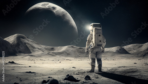 月面に降り立った人類の風景