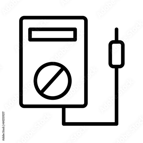 Tester Tool Volmeter Outline Icon