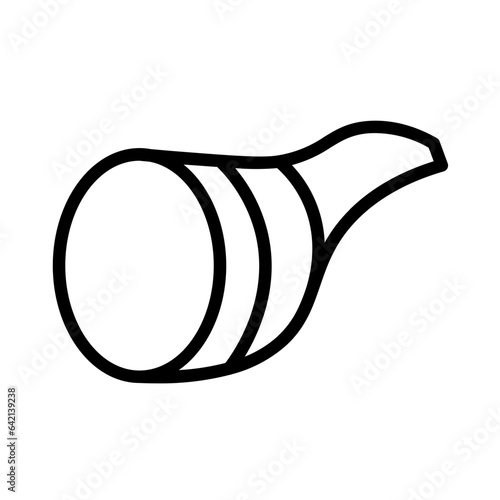 Cornucopia Horn Music Outline Icon