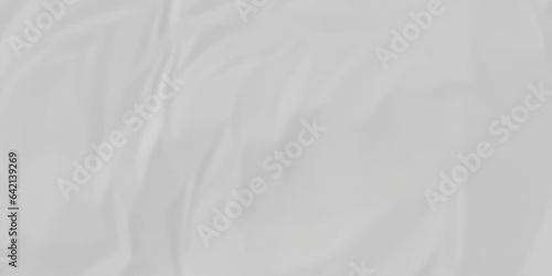 	
Crumpled paper texture and White crumpled paper texture crush paper so that it becomes creased and wrinkled. Old white crumpled paper sheet background texture.	
