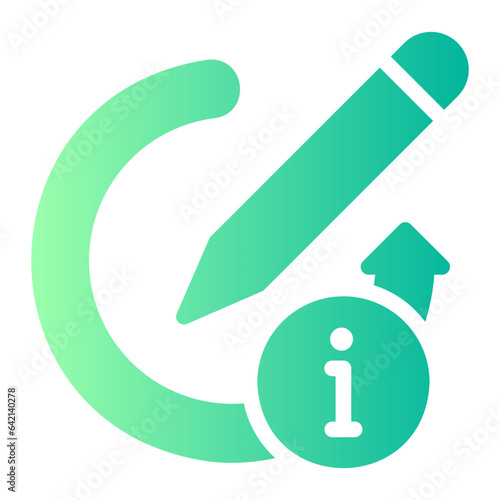 pencil gradient icon