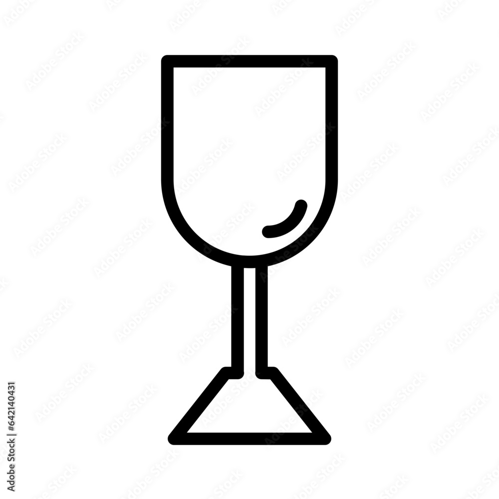 Bar Glass Wine Outline Icon Bar Glass Wine Outline Icon