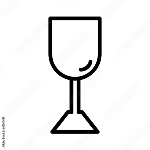 Bar Glass Wine Outline Icon