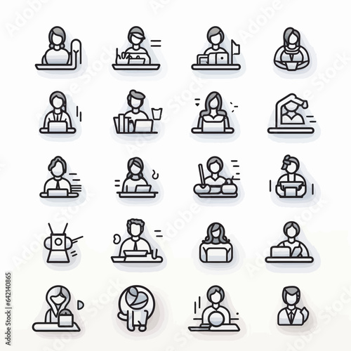 Job Icon Vector