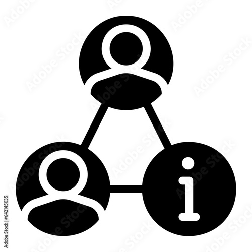 group glyph icon