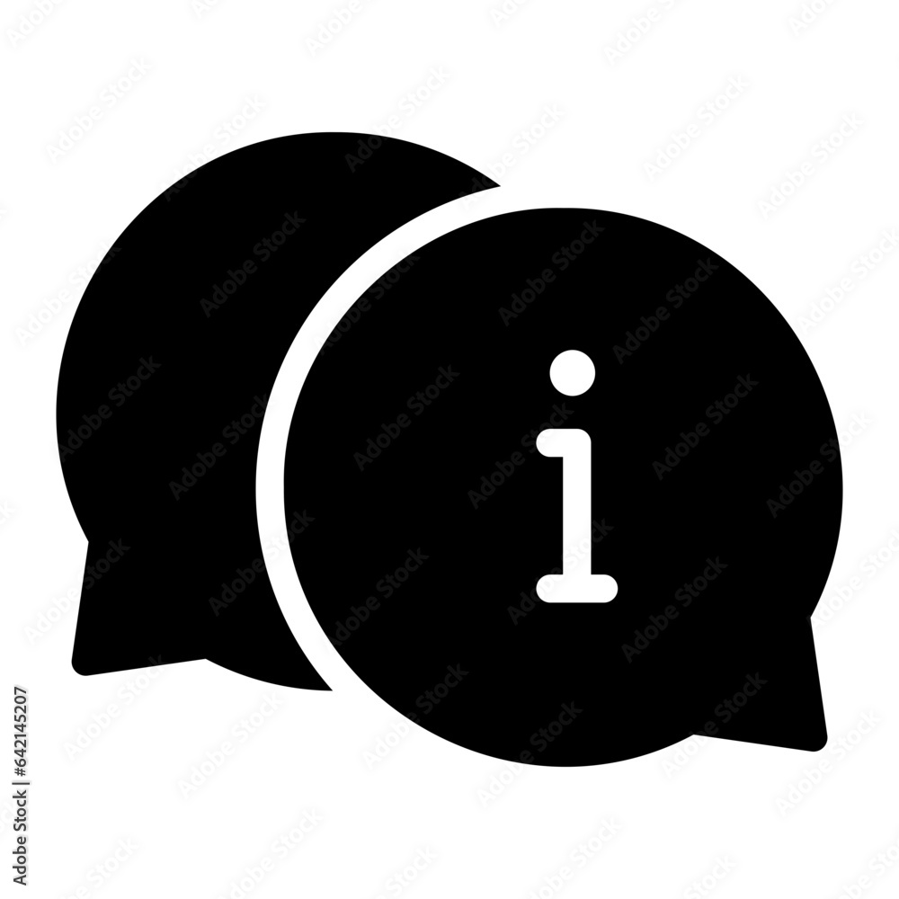 speech bubble glyph icon speech bubble glyph icon