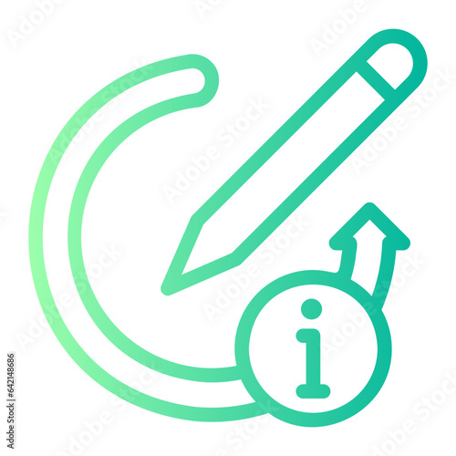 pencil gradient icon