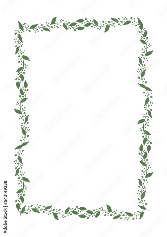 minimalist floral frame border minimalist floral frame border