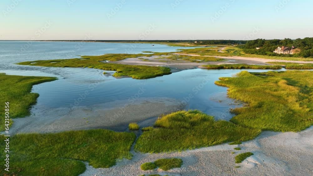Afternoon flight over Skaket Beach and wetlands, Cape Cod, Ma. Afternoon flight over Skaket Beach and wetlands, Cape Cod, Ma.