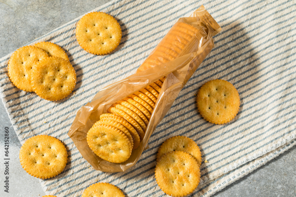 Round Brown Healthy Crackers Round Brown Healthy Crackers