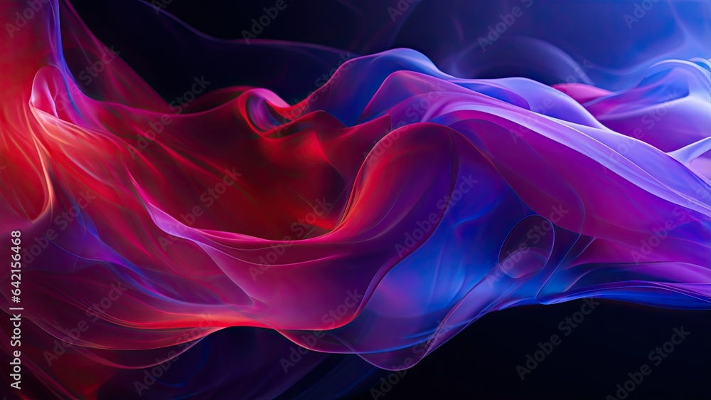 Blue, red, and purple abstract fluid wallpaper, background Blue, red, and purple abstract fluid wallpaper, background