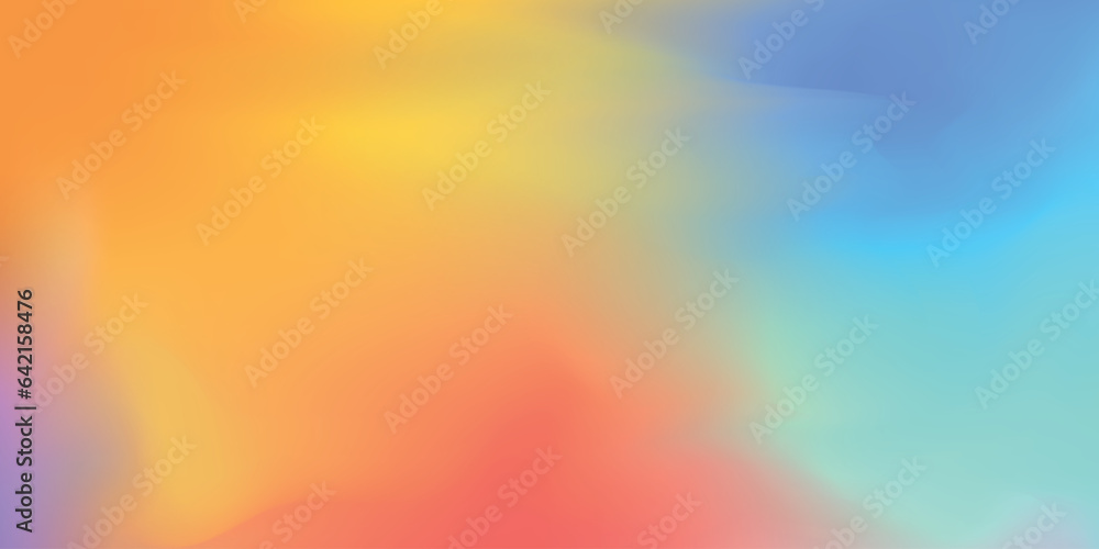 Mixing of green, pink ,magenta, blue, orange and purple abstract color gradient background grainy texture effect web banner header poster design. Desgin for your business.