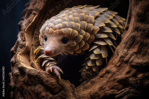 Tree pangolin on the tree