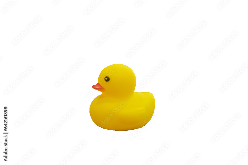 yellow rubber duck two little ones couple on wooden table yellow rubber duck two little ones couple on wooden table