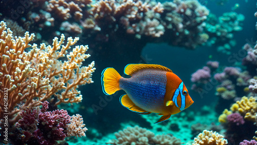 Beautiful colorful fish underwater © tanya78