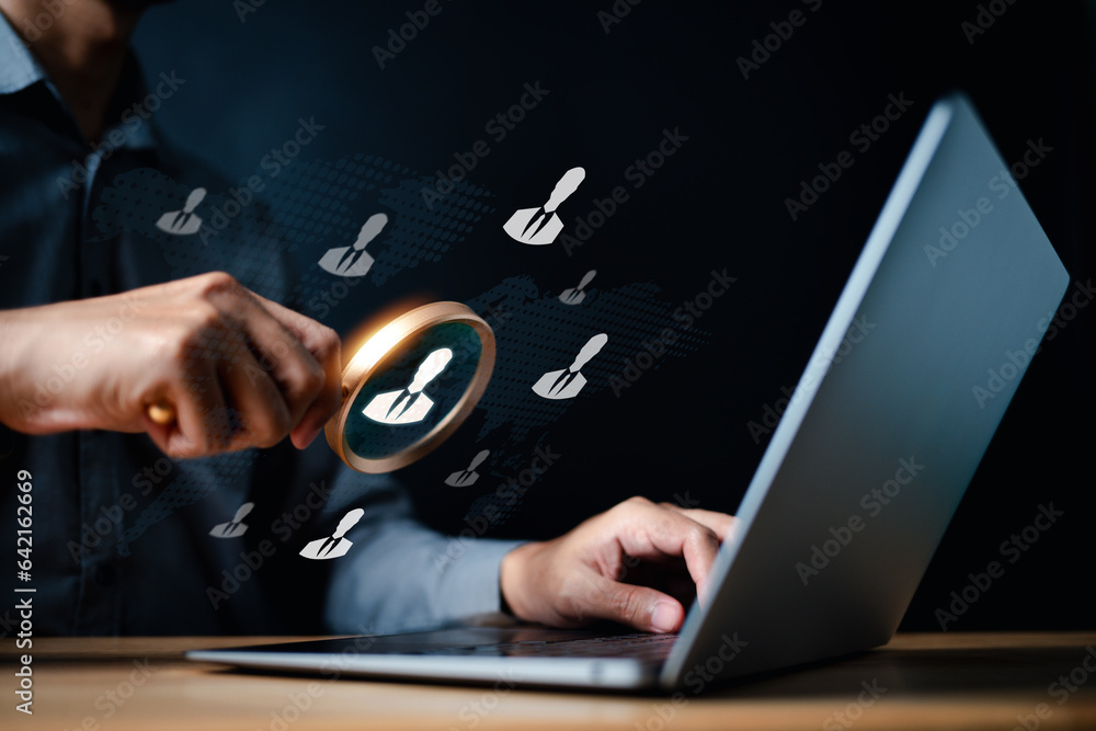 search, seek, hr, find, human, talent, management, resource, choose, executive. a man hold magnifier to finding seeking human talent put into right job. around choosing that has human symbolic. search, seek, hr, find, human, talent, management, resource, choose, executive. a man hold magnifier to finding seeking human talent put into right job. around choosing that has human symbolic.