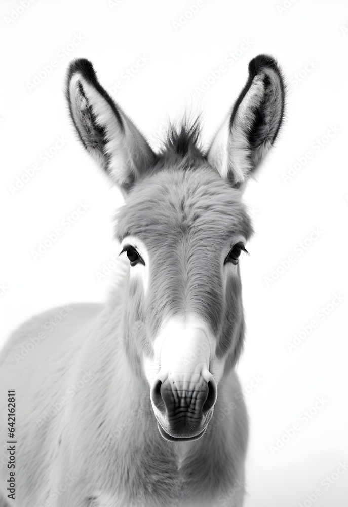 Donkey Minimalism: Bold and Vibrant Icon