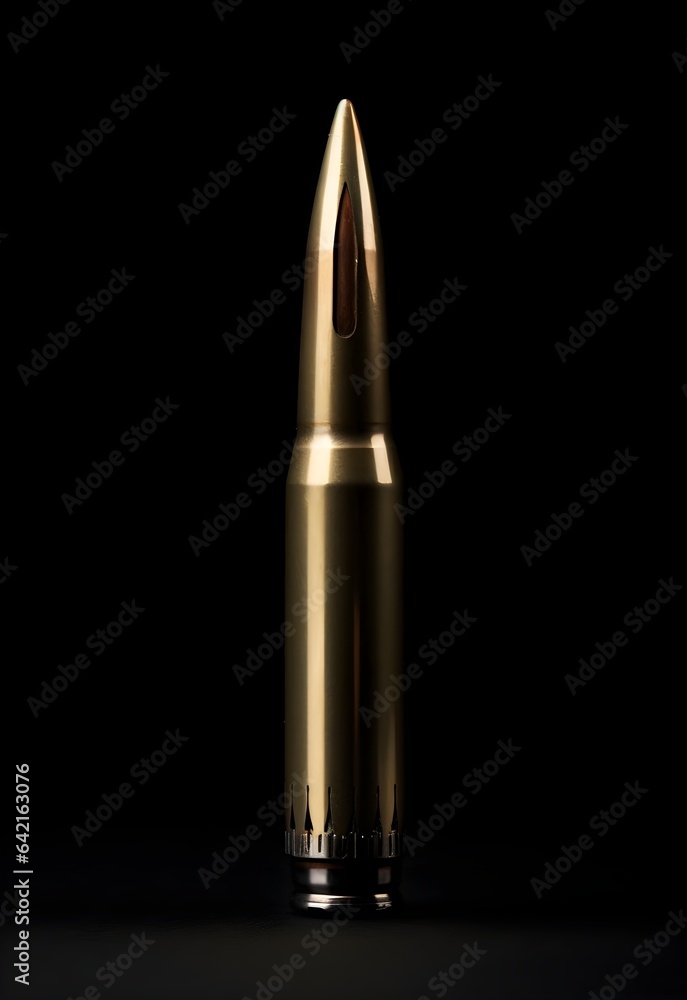 A minimalist pop art representation of a 9mm bullet, capturing the deadly allure of firearm ammunition in contemporary style. A minimalist pop art representation of a 9mm bullet, capturing the deadly allure of firearm ammunition in contemporary style.
