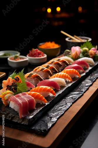 Piękne i artystyczne zestawy sushi