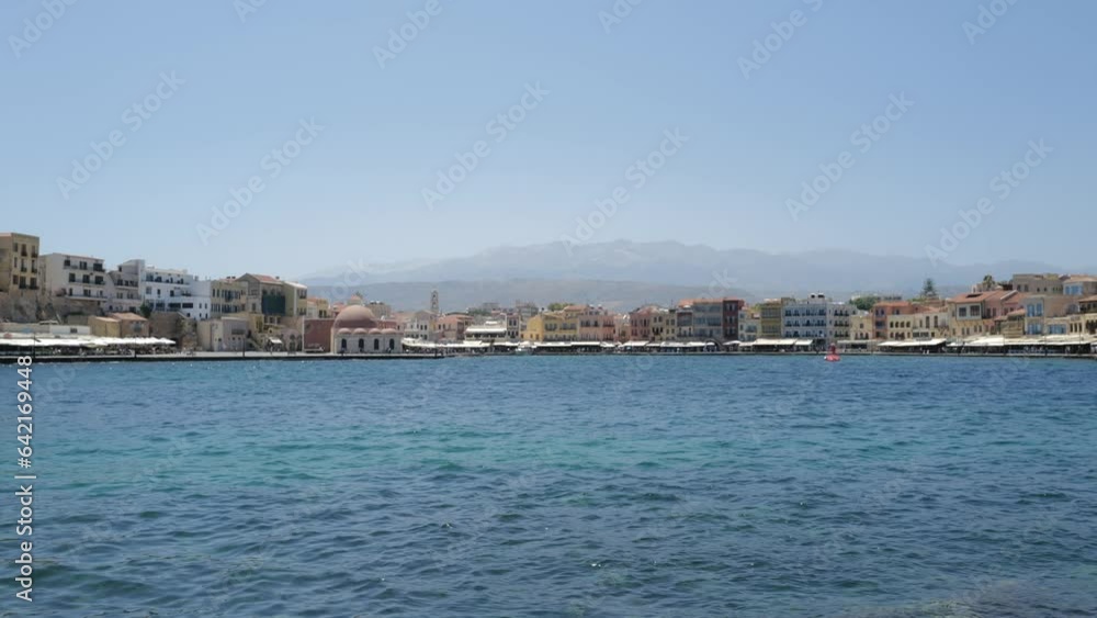 View on the old town in Chania View on the old town in Chania