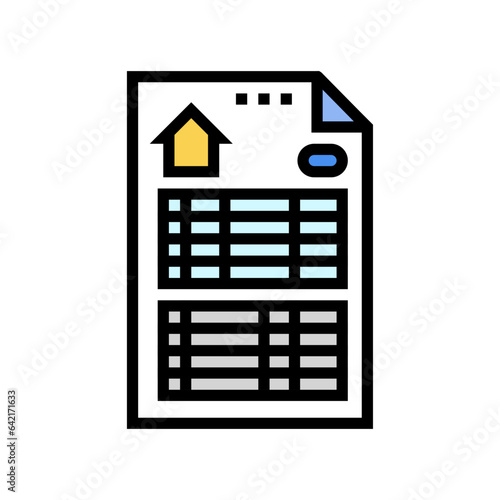 building specifications architectural drafter color icon vector. building specifications architectural drafter sign. isolated symbol illustration