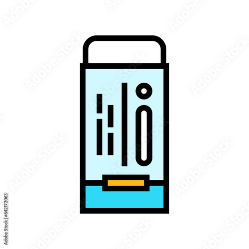 drafting eraser architectural drafter color icon vector. drafting eraser architectural drafter sign. isolated symbol illustration