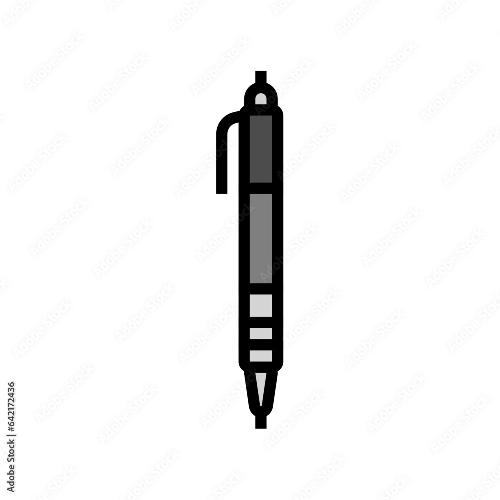 drafting pencil architectural drafter color icon vector. drafting