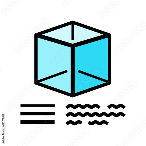 line weights architectural drafter color icon vector. line weights architectural drafter sign. isolated symbol illustration