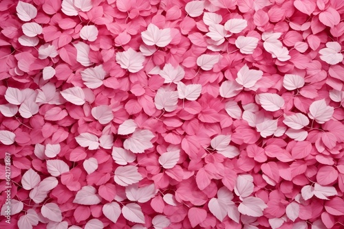 Pink Leaves Background, Pink Leaves Wallpaper, Leaves Background, Leaves Wallpaper, Fallen leaves Background, AI Generative
