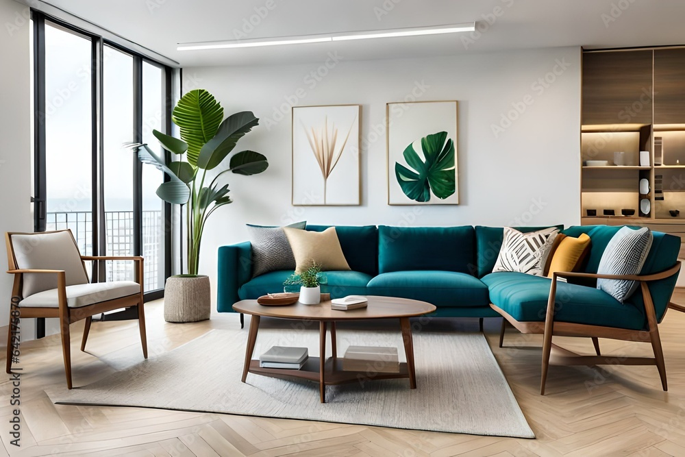 Fototapeta premium modern living room
