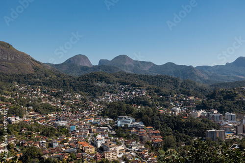 Vista panoramica de Teresópolis, Rio de Janeiro, Brasil © Fagner Martins
