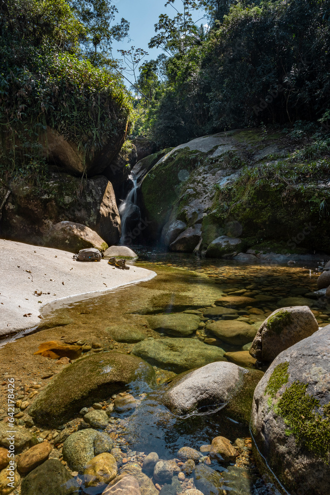 Cachoeira da Capela, Parque Nacional Serra dos Orgãos, Guapimirim, Rio de Janeiro Cachoeira da Capela, Parque Nacional Serra dos Orgãos, Guapimirim, Rio de Janeiro