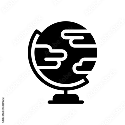 globe glyph icon