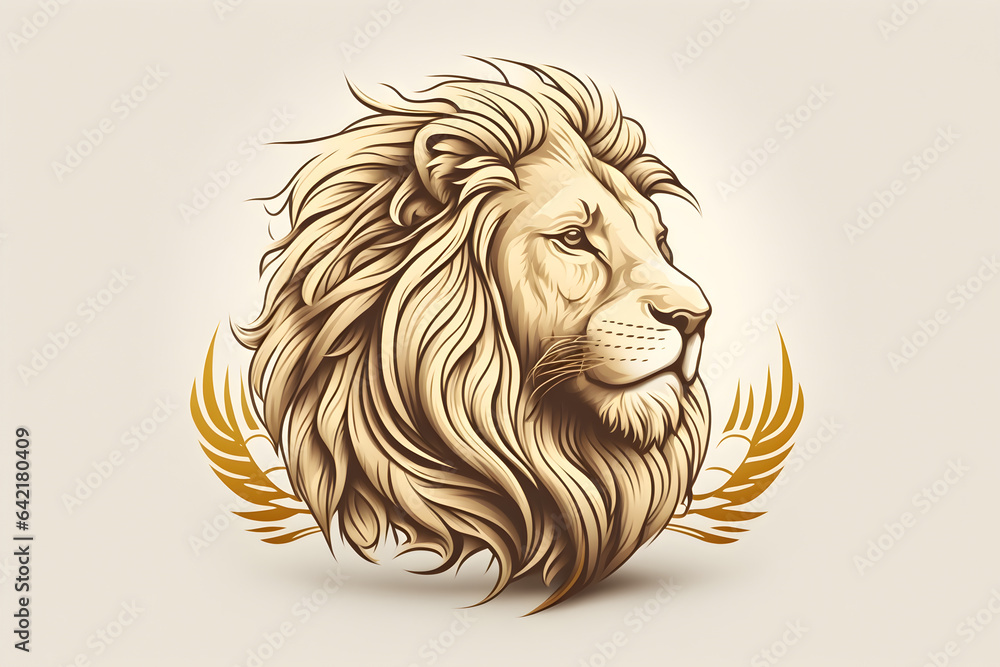lion logo design	
