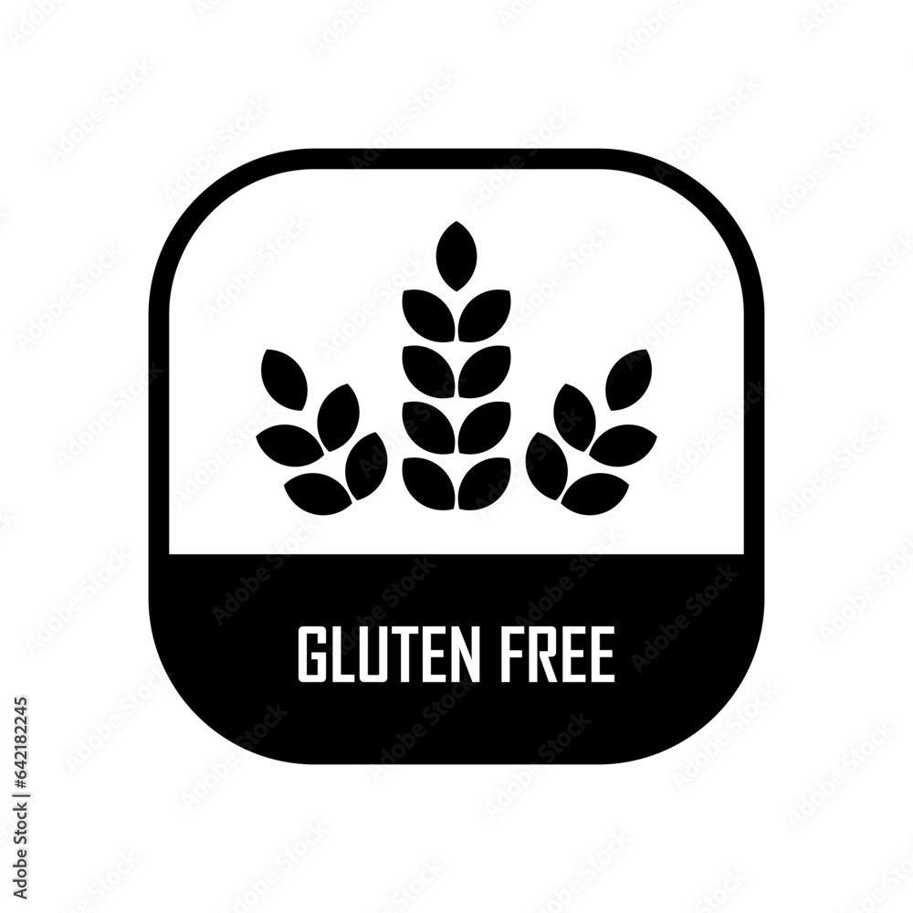 Fototapeta premium Gluten free icon. vector.