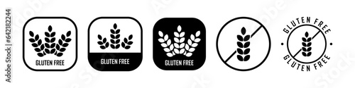 Gluten free vrctor icon. Gluten-free diet photo