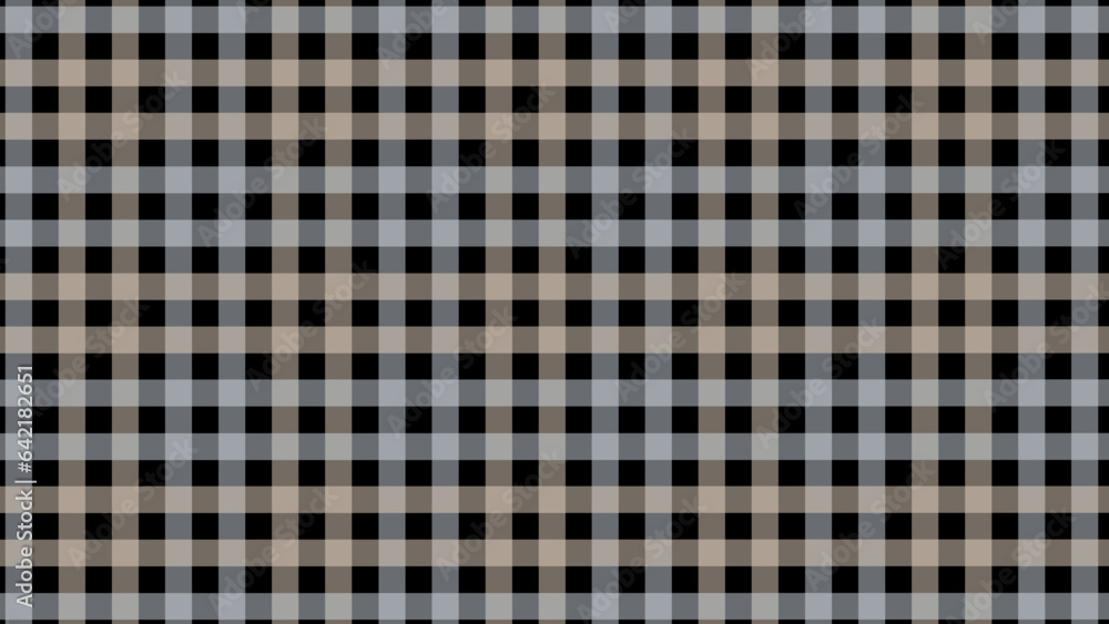 Blue and beige plaid fabric texture as a black background Blue and beige plaid fabric texture as a black background