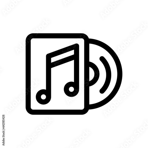 vynil line icon