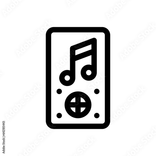 mp3 line icon