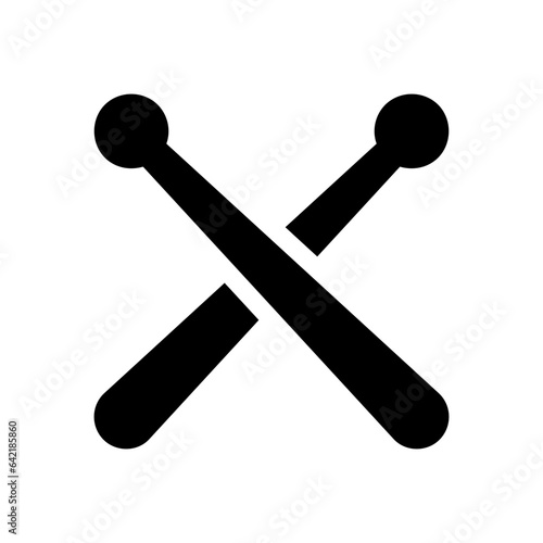 drumstick glyph icon
