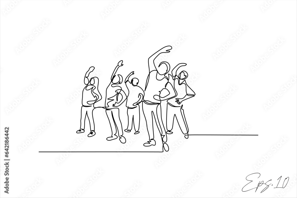 vector illustration
continuous line group of women gymnastics sport vector illustration
continuous line group of women gymnastics sport
