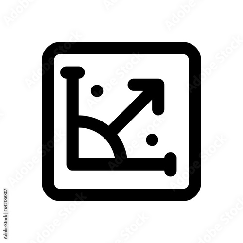 angle line icon