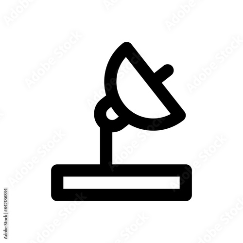 parabola line icon