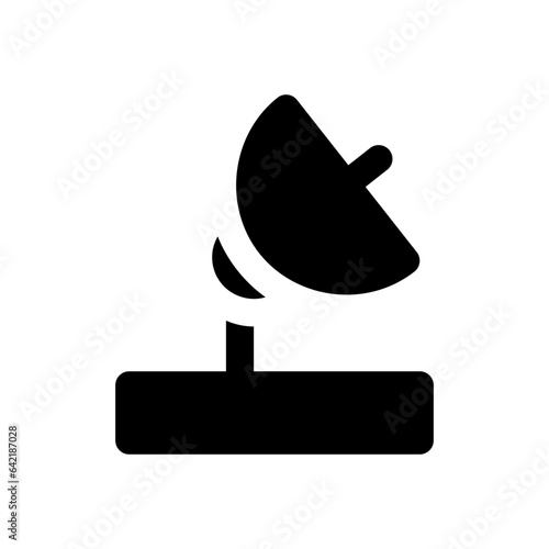 parabola glyph icon