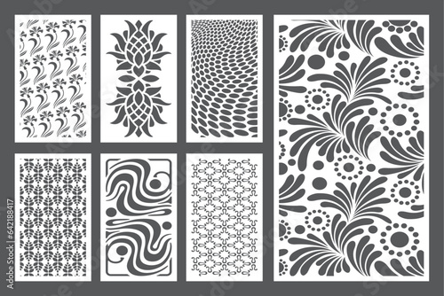 Laser and Cnc Decorative Wall panels set.