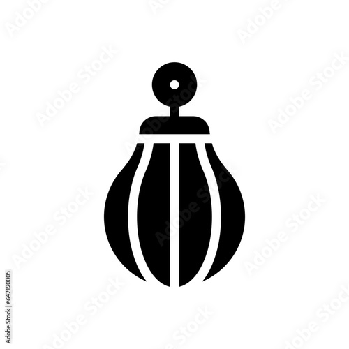 punching ball glyph icon