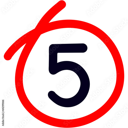 5 five fifth