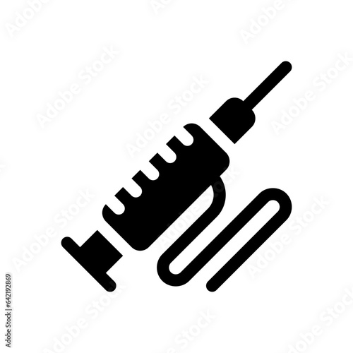 catheter glyph icon